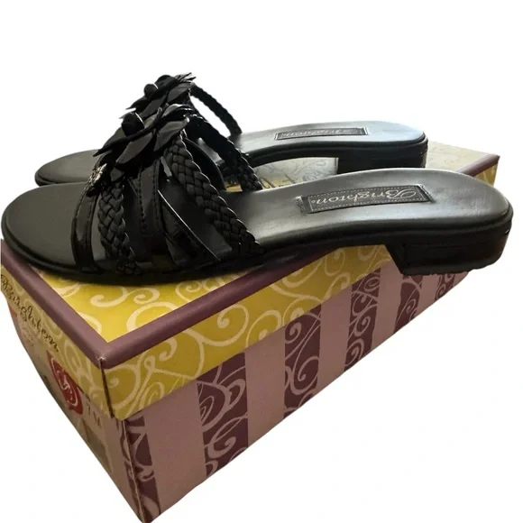 BRIGHTON Opera Black Women's Sandals - Picture 3 of 9